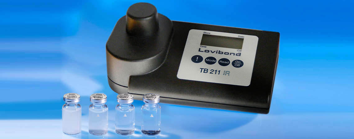 Medidor de turbidez portátil Lovibond® TB 250 WL, con fuente de luz blanca,  0.01 - 1100 NTU Lovibond TB 250 WL - 194200